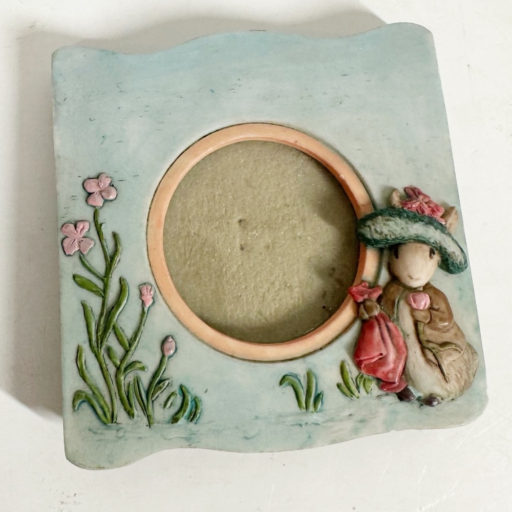 Vintage Peter Rabbit Mini Charpente Picture Frame 3" X 3"